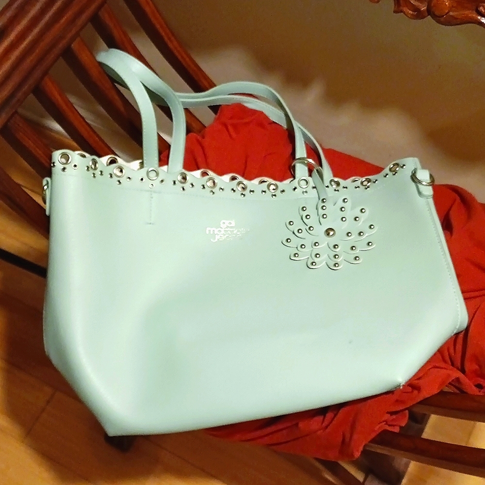 GAI MATTIOLO JEANS PURSE LIGHT BLUE        ITALY NEW